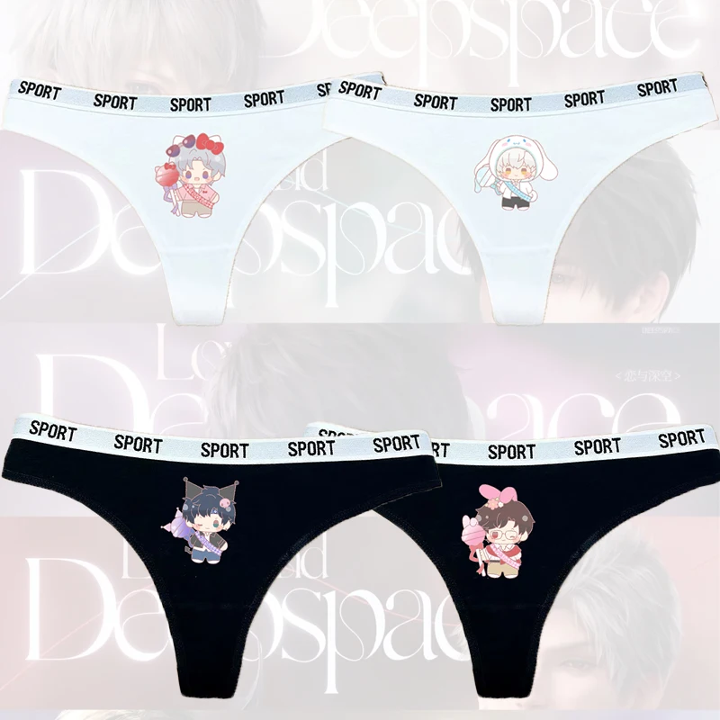 

Нижнее белье для девочек Love and Deepspace Hello Kitty Zayne Sylus Упражнения Фитнес Игры Персонажи Трусы Xavier Одежда Rafayel