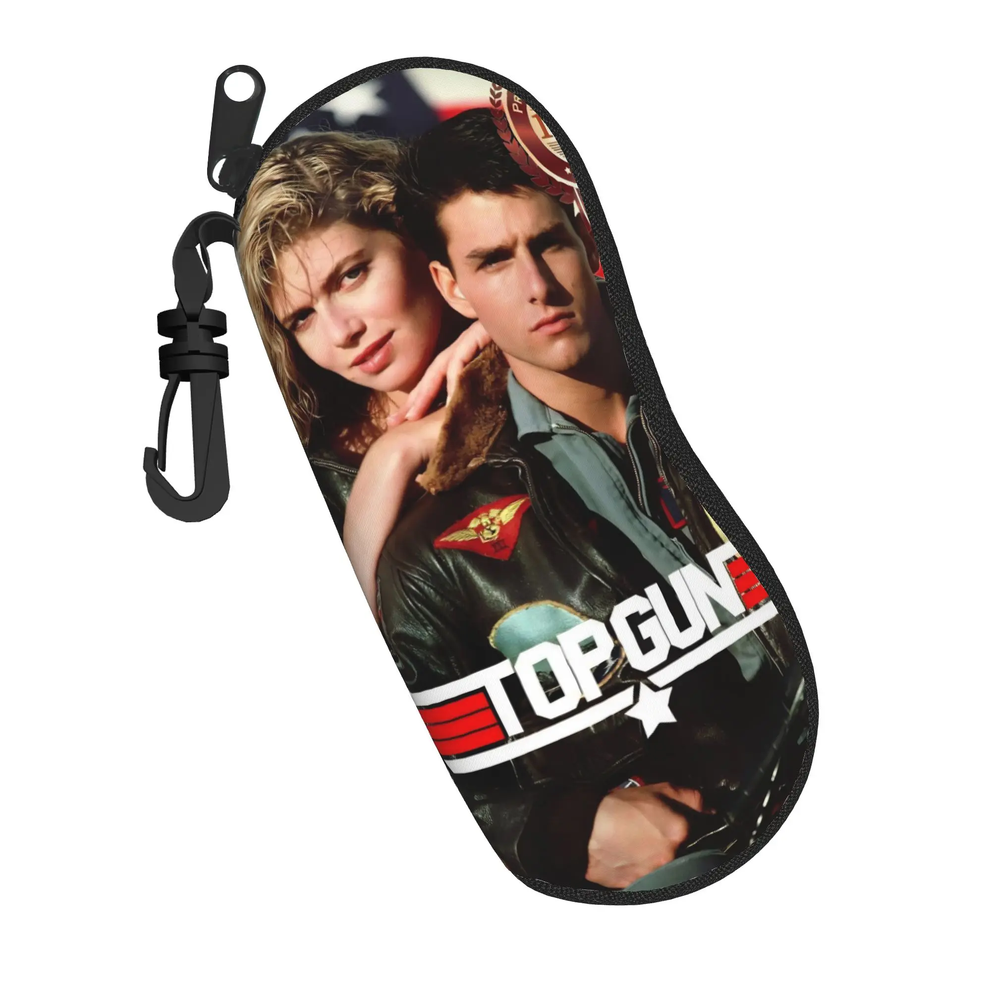 Top Gun Sign Tom Cruise Fighter  Glasses Case  Sunglasses Case Convenient Vintage Eyewear Box Print Male Female Glasses Box