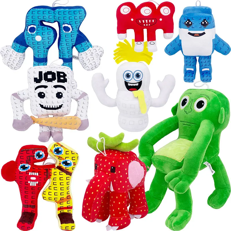 Lindo Azul No. 67 Peluches de Juguete, Muñeco de Peluche, Personaje del Juego Steal a Brainrot, Coleccionable, Peluche Suave, Regalo para Niños, Cumpleaños, Navidad