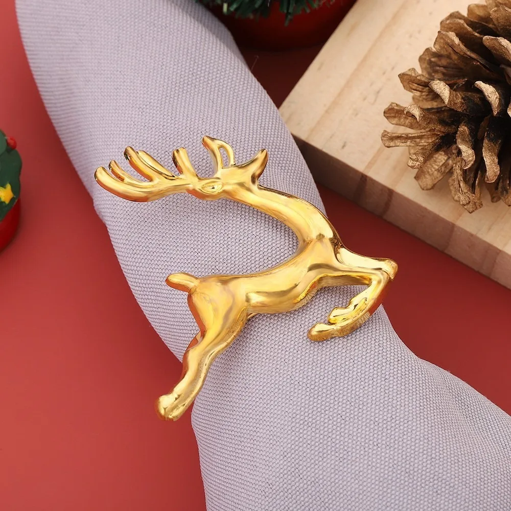 Gold Silver Snowflake Napkin Rings for Christmas Birthday Decor Baby Shower Wedding Party Cupcake Decor Table Decor