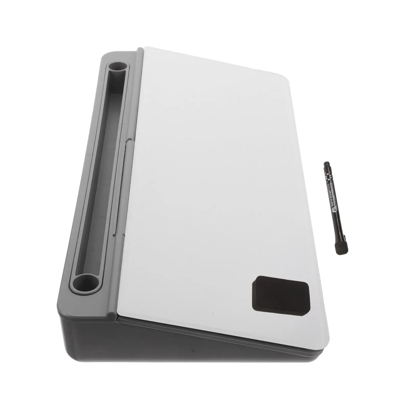 Tempered Glass Desktop Whiteboard 15x7 Inch Mini Glass White Board Desk Organizer Marker Storage Removable Note Pad
