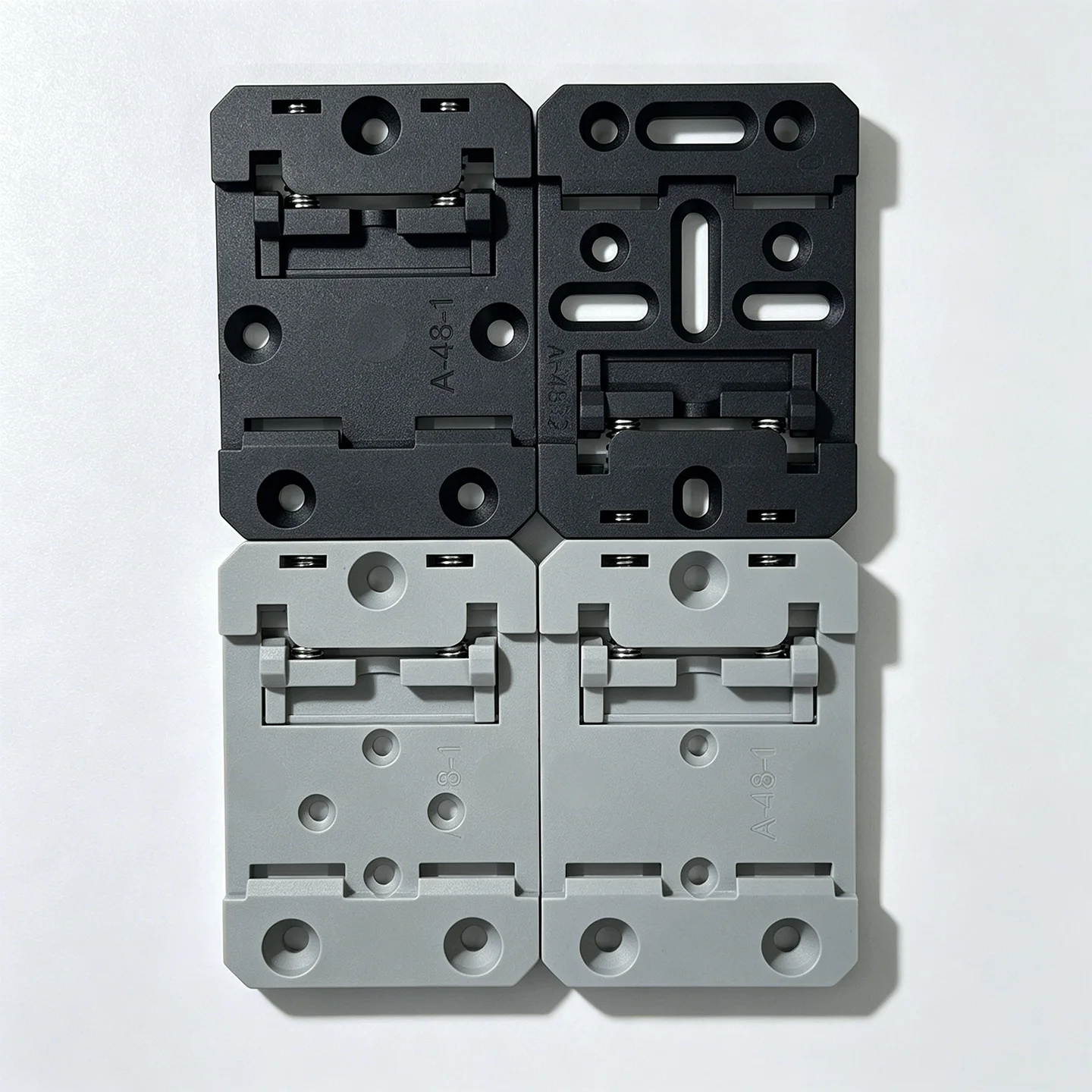48mm Wide Plastic Snap Clip, TS35 Rail Mounting Base, Distribution Box Parts, C45 Rail Clamp, Solid State Relay Bracket