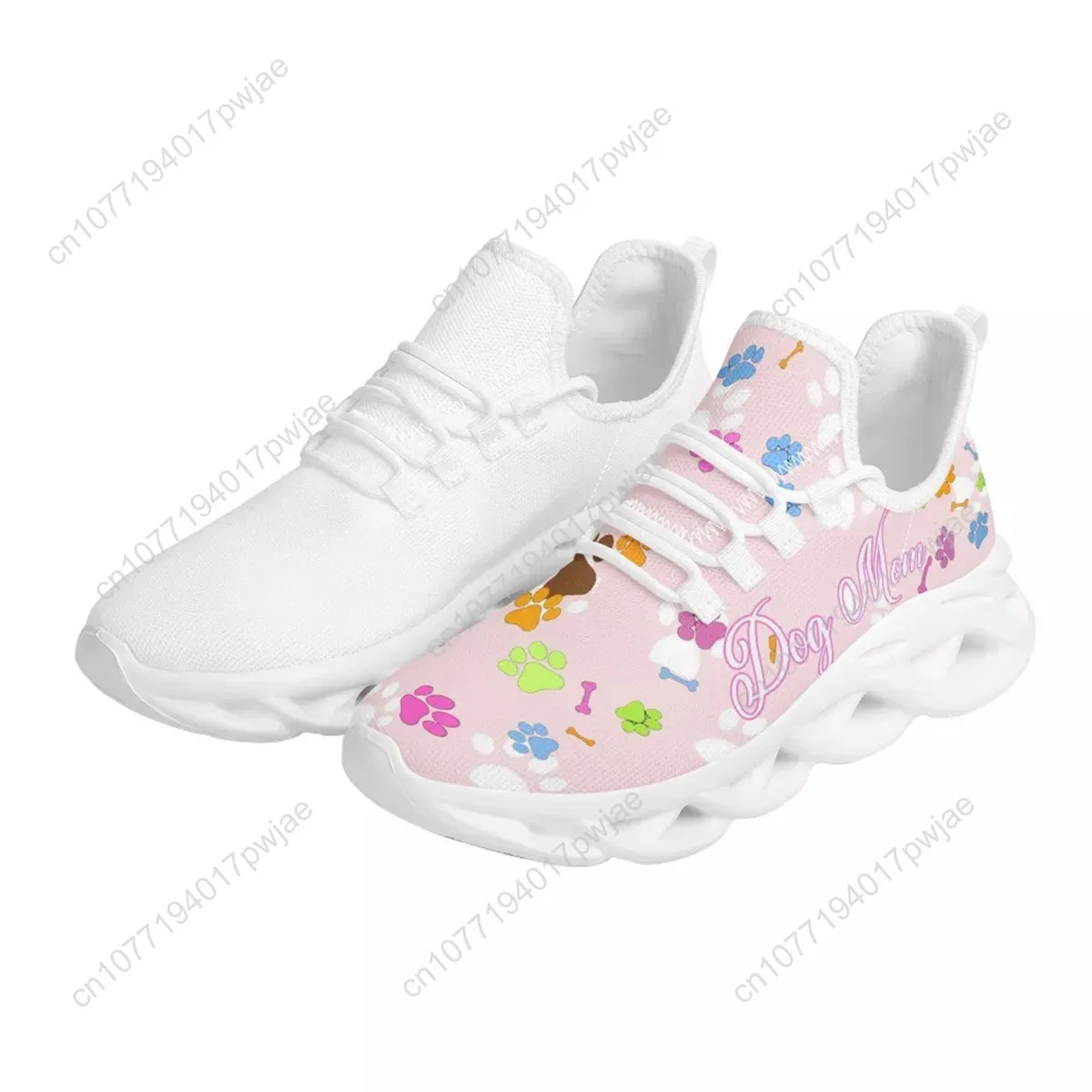 Sexy Leopard With Flower Pattern Women's Sneakers Summer Sport Shoes Plus Size Knit Shoes Ladies Trainers