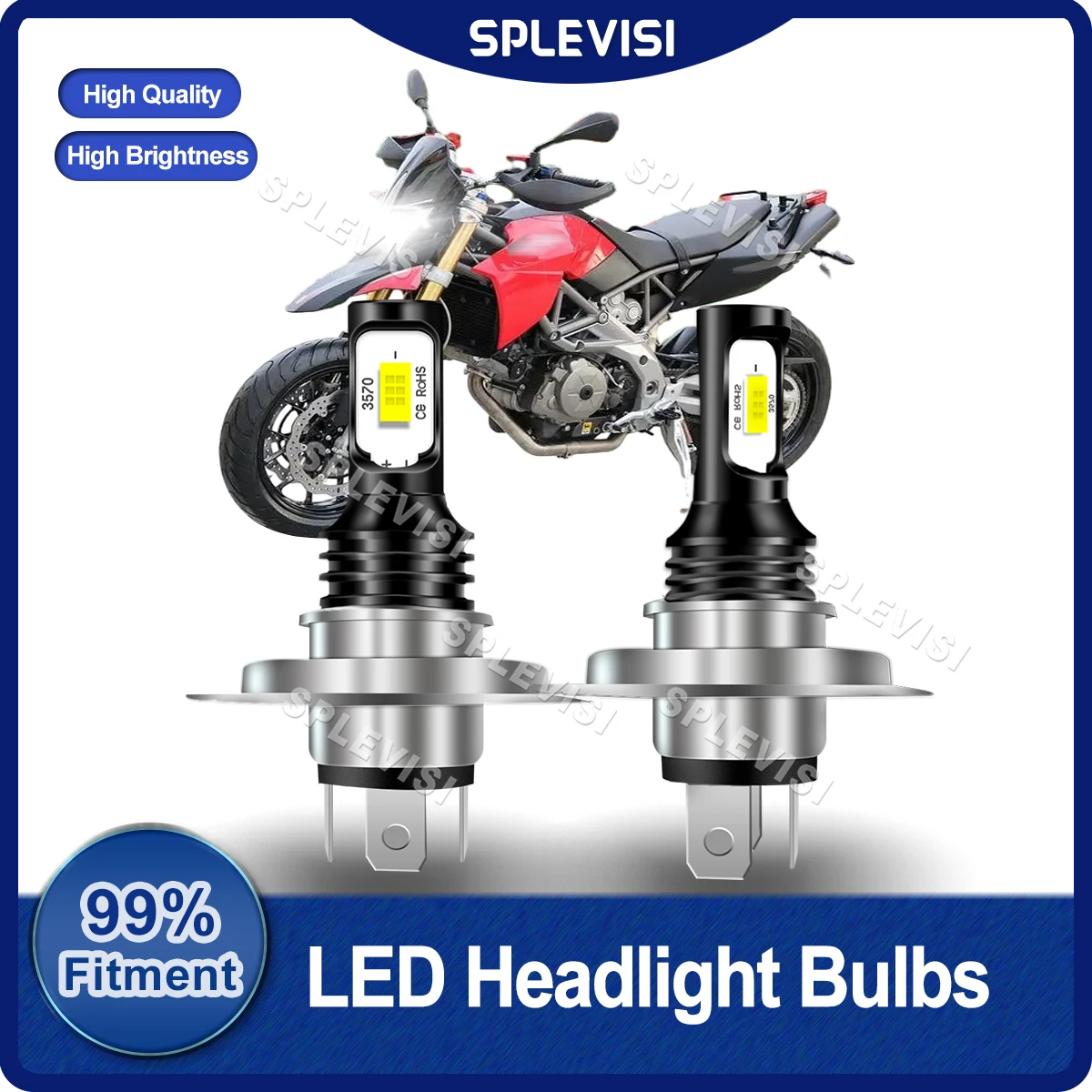 

All-In-One LED H4/9003 Headlight 360 Degree Beam Compatible For KTM 990 Super Duke Adventure Replace Motorcycle Bulbs