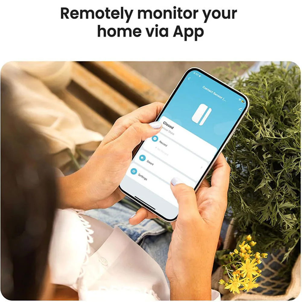 Indoor Security As Shown Door Window Sensor Easy Installation Door Alarm Smart Home Control Smart Security System Compact Design