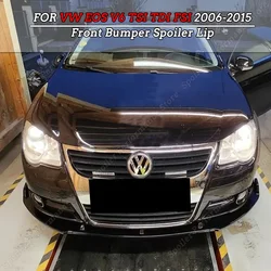 Car Front Spoiler For Volkswagen VW EOS V6 TSI TDI FSI 2006-2015 Front Bumper Lip Splitter Diffuser Tuning Body Kit Accessories