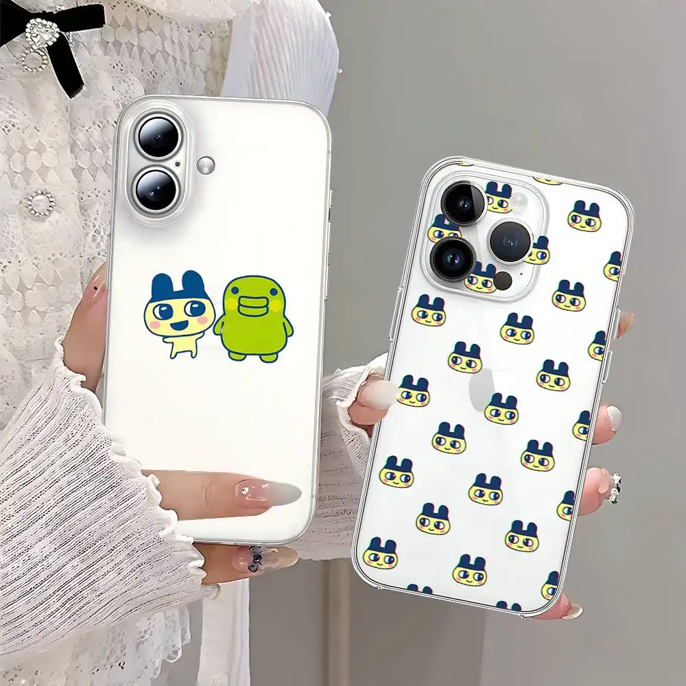เคสโทรศัพท์ M-Mametchi แบบนิ่มใส สำหรับ iPhone 17 16 15 14 13 12 11 Pro Max Mini Plus เคสกันกระแทก