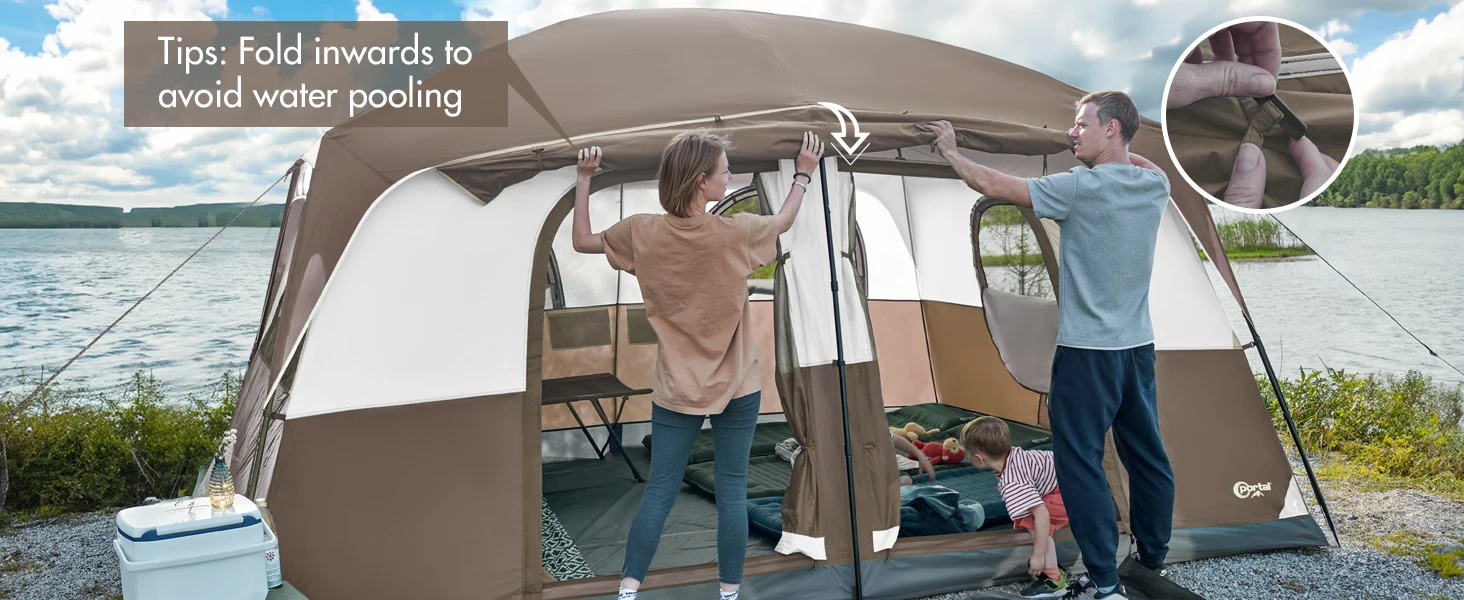 tent with porch