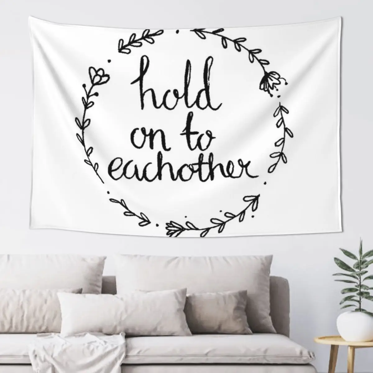 

Hold on to each other Florence + Machine June Tapestry Home Decorations Aesthetic Room Aesthetic Tapestry