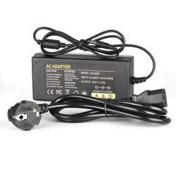 Misecu 52V 2.5A Power Supply AC 100-240V Power Adapter wall charger DC 5.41mm EU/AU/UK/US Plug For Security CCTV POE NVR