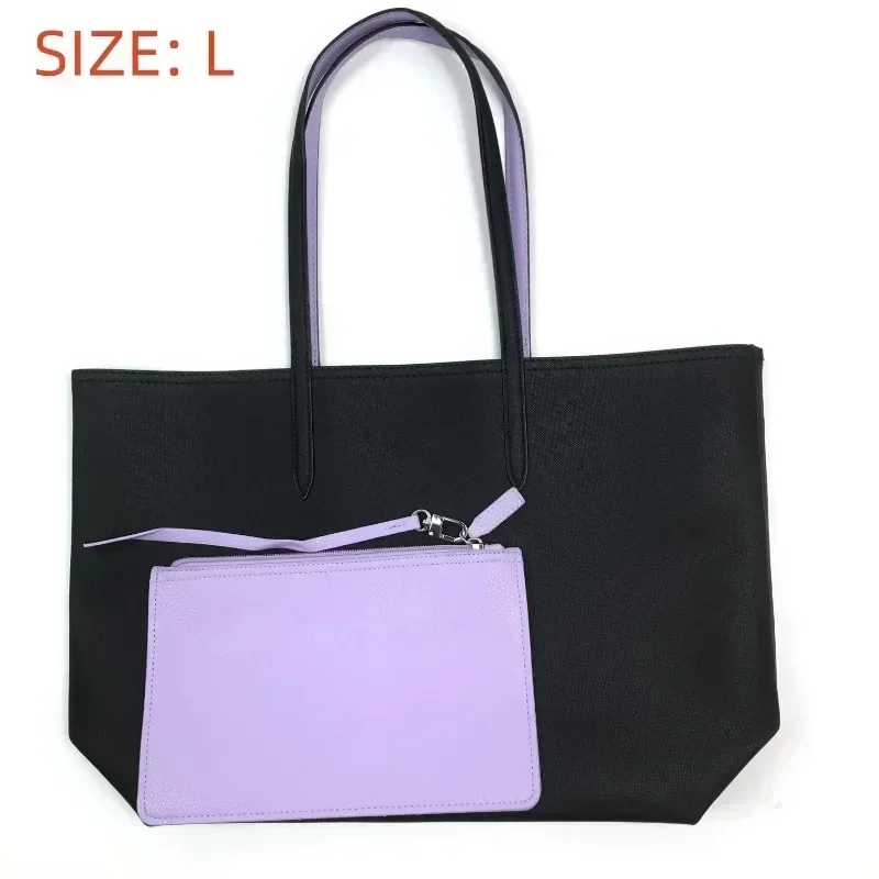 Y2K Fashion Women Double Faced Bag Brand Designer Tote Bag Reversible Two Tone Bags for Women Shopping Bags sac a main