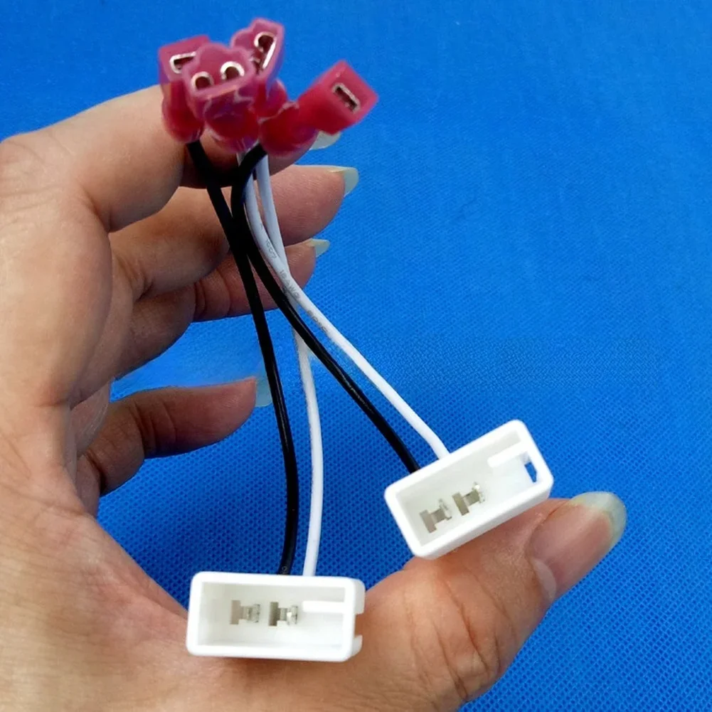 Car Audio Upgrade Speaker Wire Harness Audio Cable Adapter Car Speaker Wiring Adapter Black Audio Connectivity