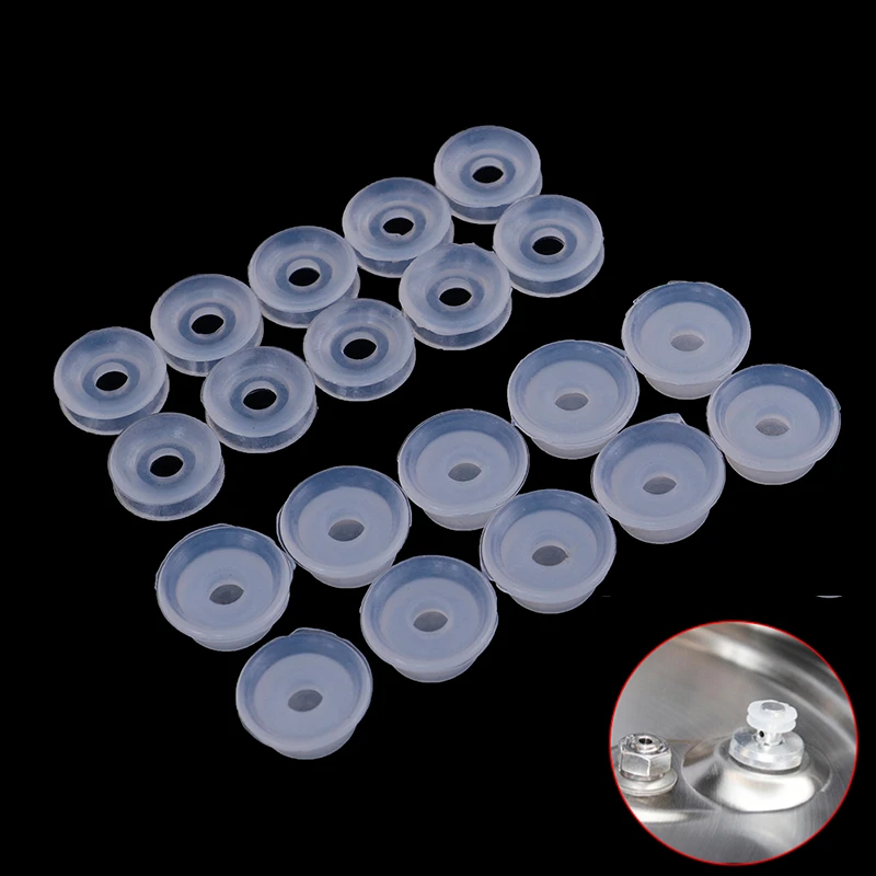 10pcs Pressure Cooker Check Valve Silicone Ring Electric Pressure Cooker Float Valve Rubber Ring Seal Ring Household Tool