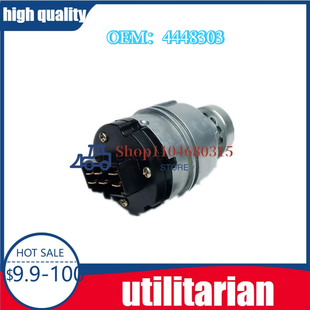 

Для 4448303 Hitachi ZAX 60 120 200-1 220 240 300 330 360-2-3-5-6 Электрический дверной замок для пускового выключателя зажигания, детали экскаватора