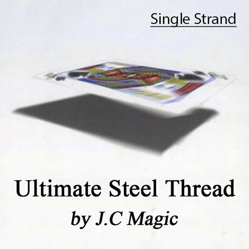 

Ultimate Steel Thread (Single Strand) by J.C Magic Accessories Close up Magic Tricks Card Props Magician Gimmick Illusions DIY