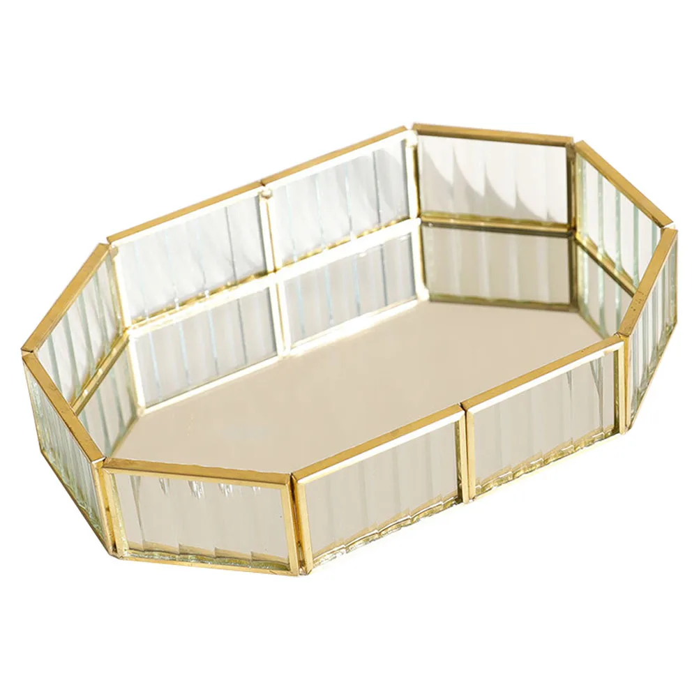

Jewelry Tray Elegant Vanity Tray Decorative Organizer Jewelry Holder for Vanity Serving Plate