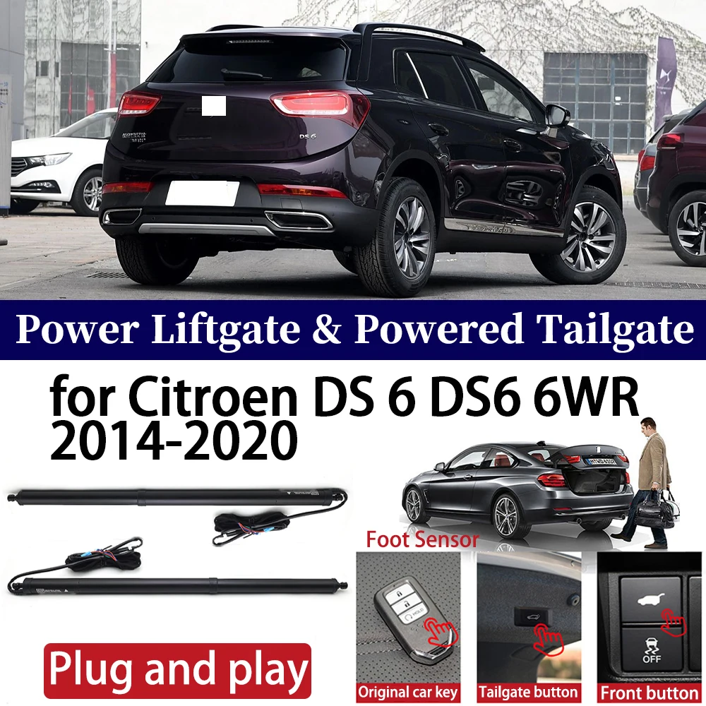 

for Citroen DS 6 DS6 6WR 2014-2020 Car Auto Power Electric Tailgate Liftgate Lift Trunk Closer System Boot Lift Motor Kit