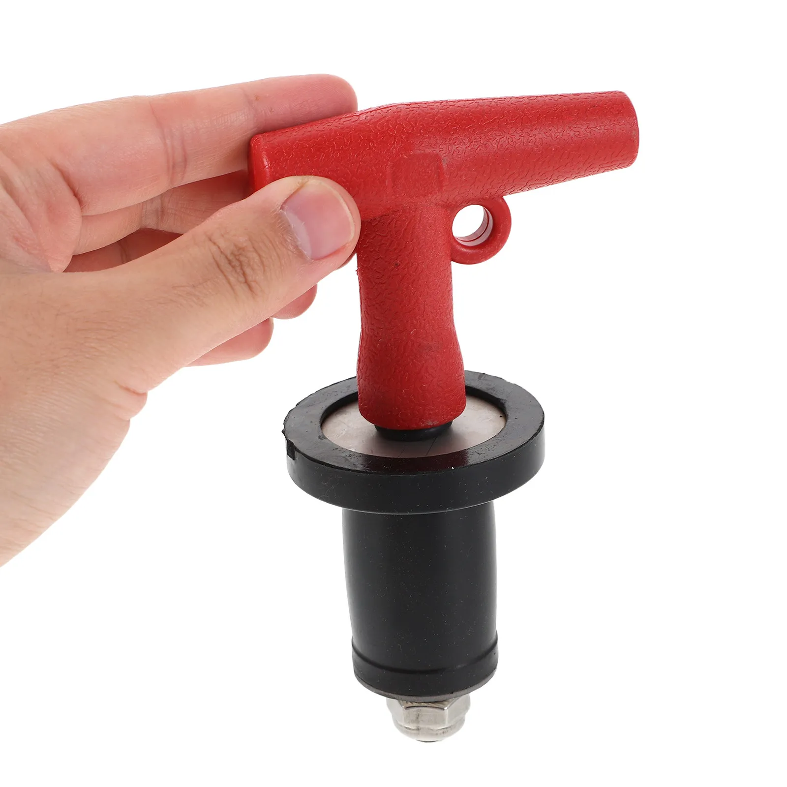 

Marine Scupper Plug T Handle Deck Drain Stopper Boat Yacht Kayak Drainage System Plug Plastic Body 201 Stainless Steel Corrosion