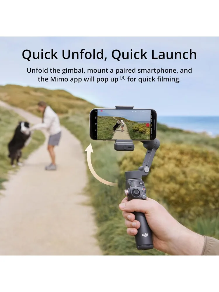 Mobile 7P Gimbal Stabilizer for iPhone, Android, Native Tracking, Lighting, 3-Axis Phone Gimbal, Quick Launch, One-Tap