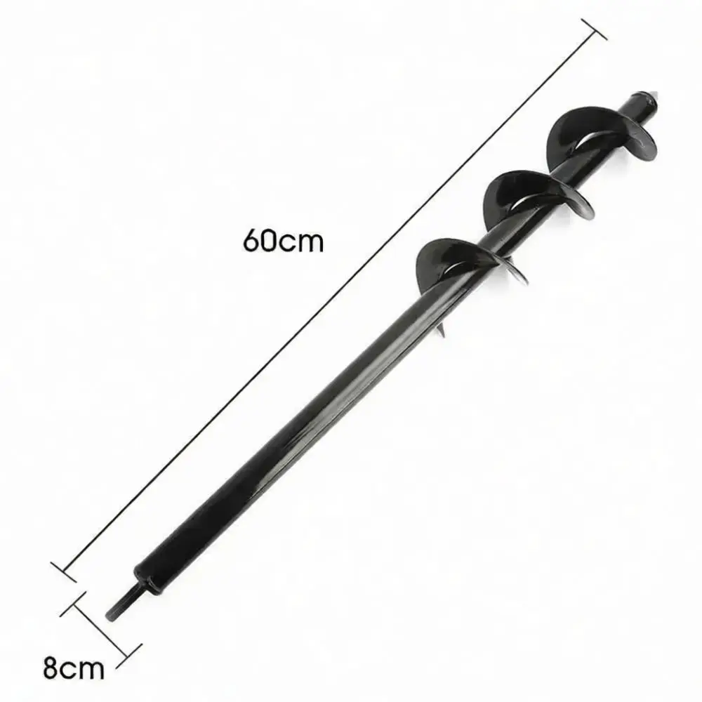 Garden Hole Digger Auger Bit Spiral Drill Attachment Hand Electric Power Tool Accessory Planting Flower Bulb Pot Gardening
