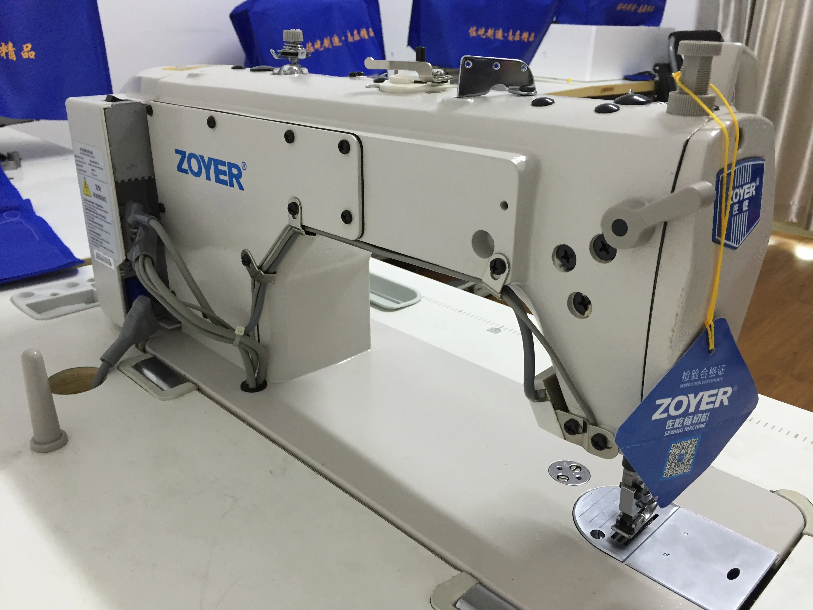 Zoyer ZY9000-D3 Industrial lockstitch Sewing Machine flat-bed single head