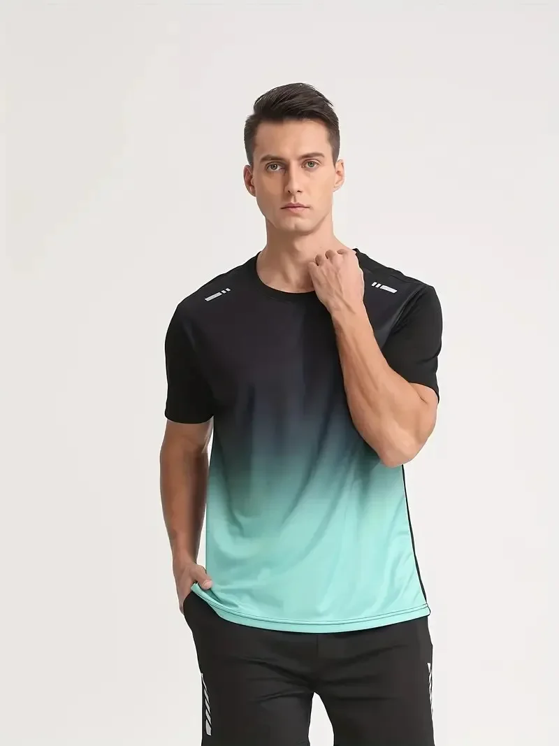 

Quick-drying sports clothes, T-shirts, short sleeves, men, running outdoors