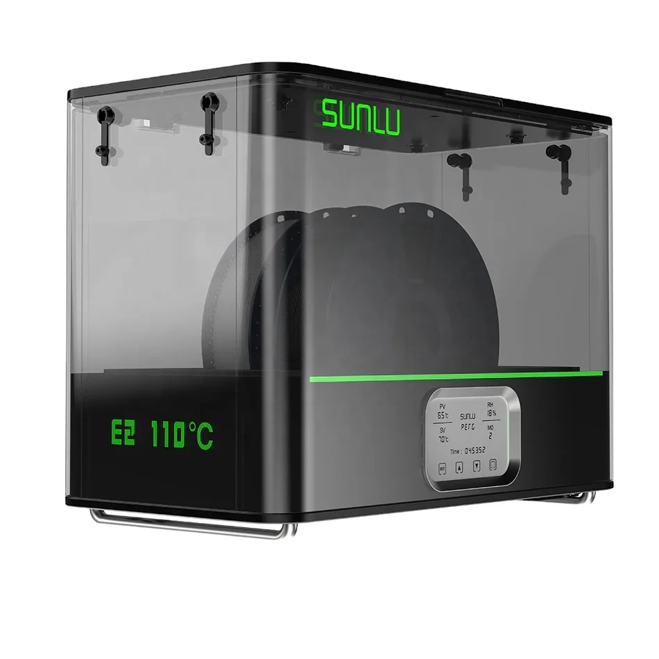 SUNLU FilaDryer E2 up to 110℃ Professional Drying and Annealing Born for Engineering 3D Printing Filaments