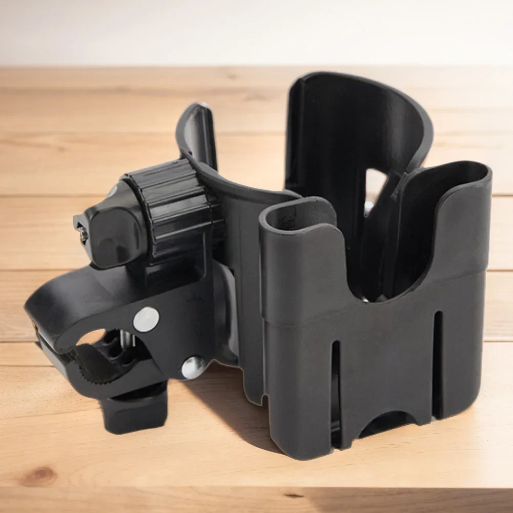 2-in-1 حامل الكأس العالمي مع حامل هاتف عربة جولف حامل الكأس حامل زجاجة لعربة الدراجة كرسي متحرك ووكر سكوتر