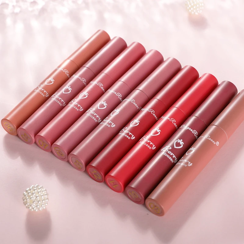 Velvet Matte Lipsticks Nude Long Lasting Lipstick Waterproof Liquid Lip Gloss Colour Lips Daily Makeup Women Cosmetics