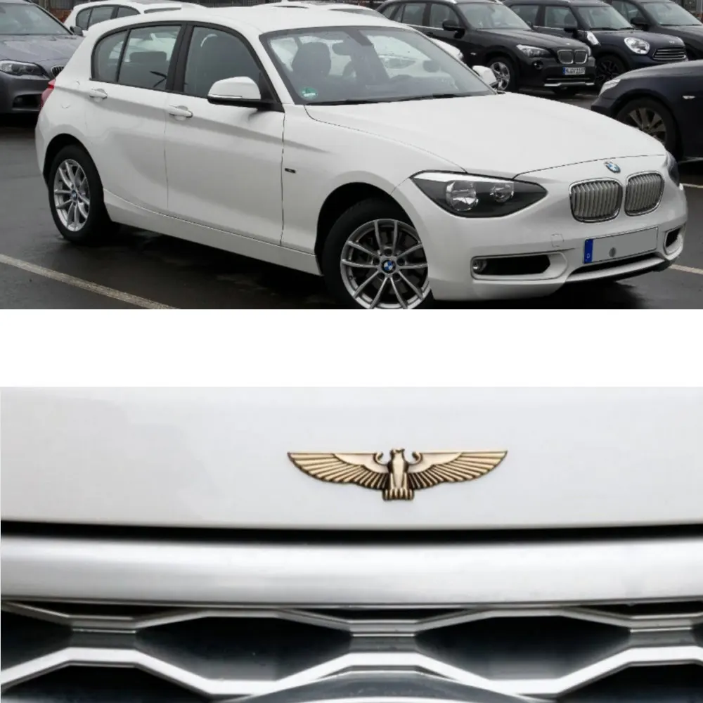 

3D Eagle Head Metal Car Sticker Emblem for BMW m4 i8 m3 x5 m5 m8 x6 x7 x5 e53 x5 e70 m2 m3 m4 m8