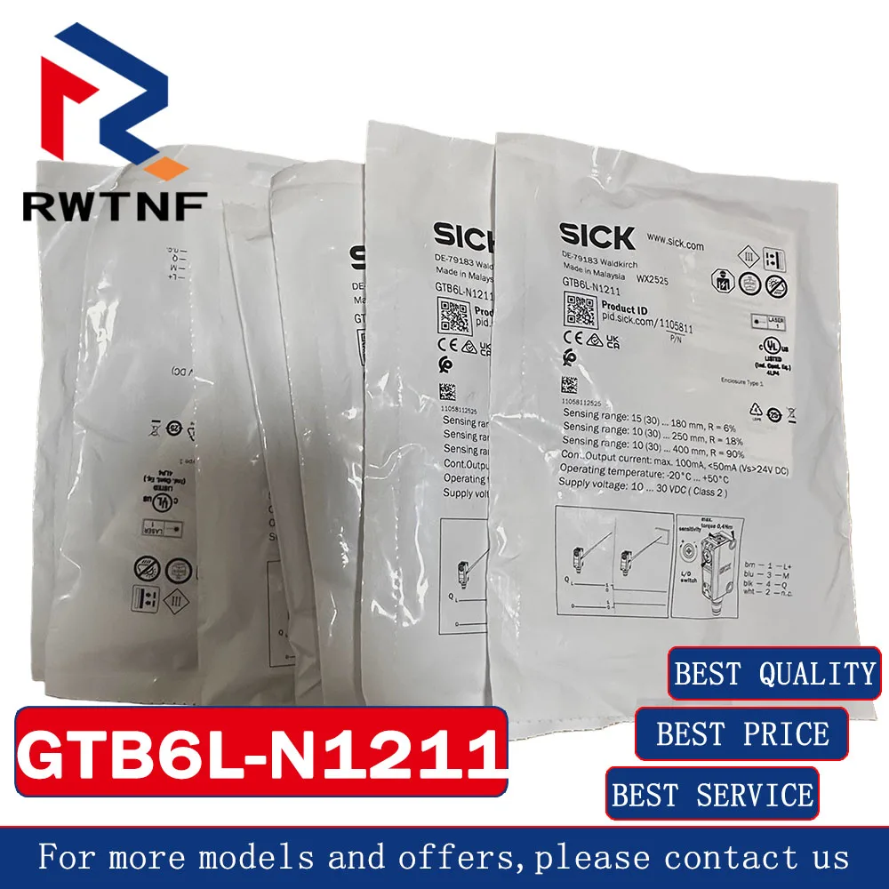 

Brand New Genuine GTB6L-N1211 SICK Photoelectric switch sensor,100% original warehouse stock