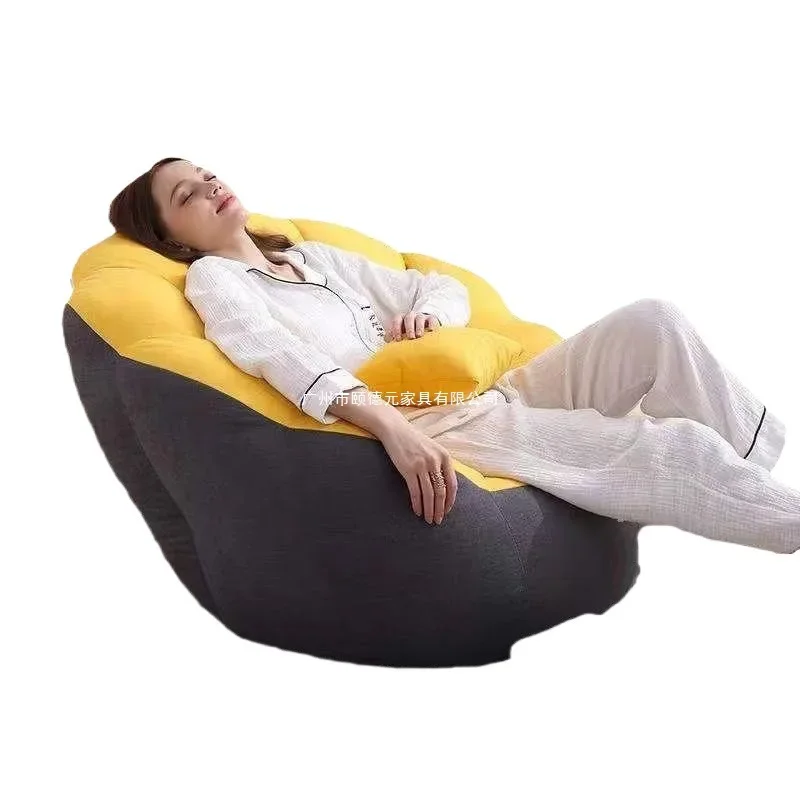 Single recliner tatami lazy sofa sleepable reclining bedroom small sofa bean bag sofa chair