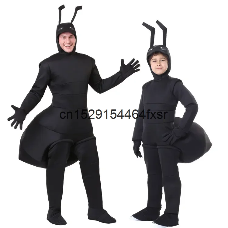 

Children's Day Halloween School Stage Performance Adult Children's Insect Black Ant Role Playing Cosplay Costume