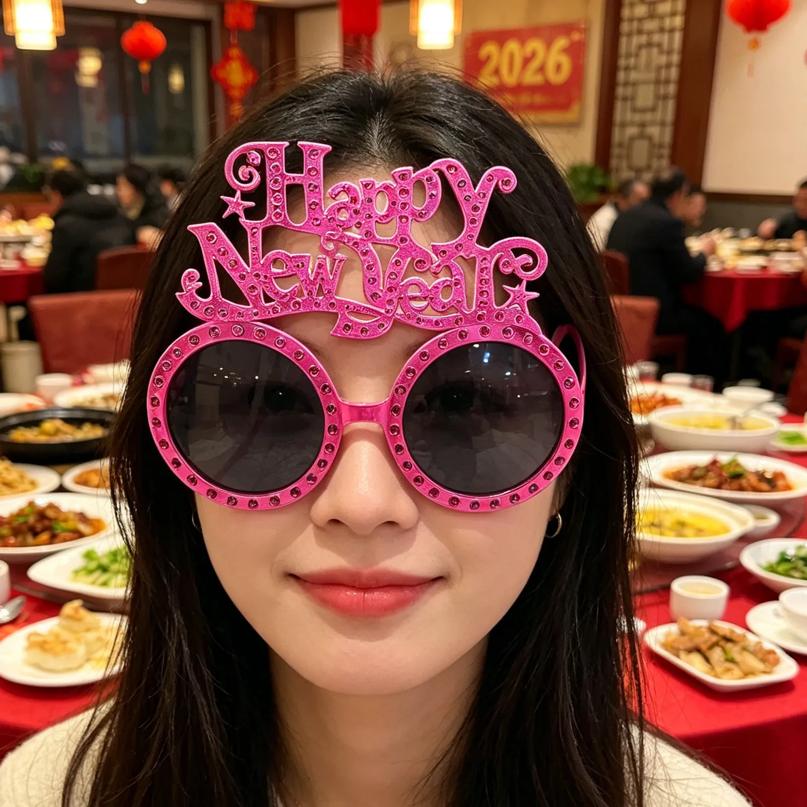 

6Pcs 2027 Nye Party Glasses Funny Novelty Eyeglasses Happy New Year Photo Booth Props Party Favors Decorations