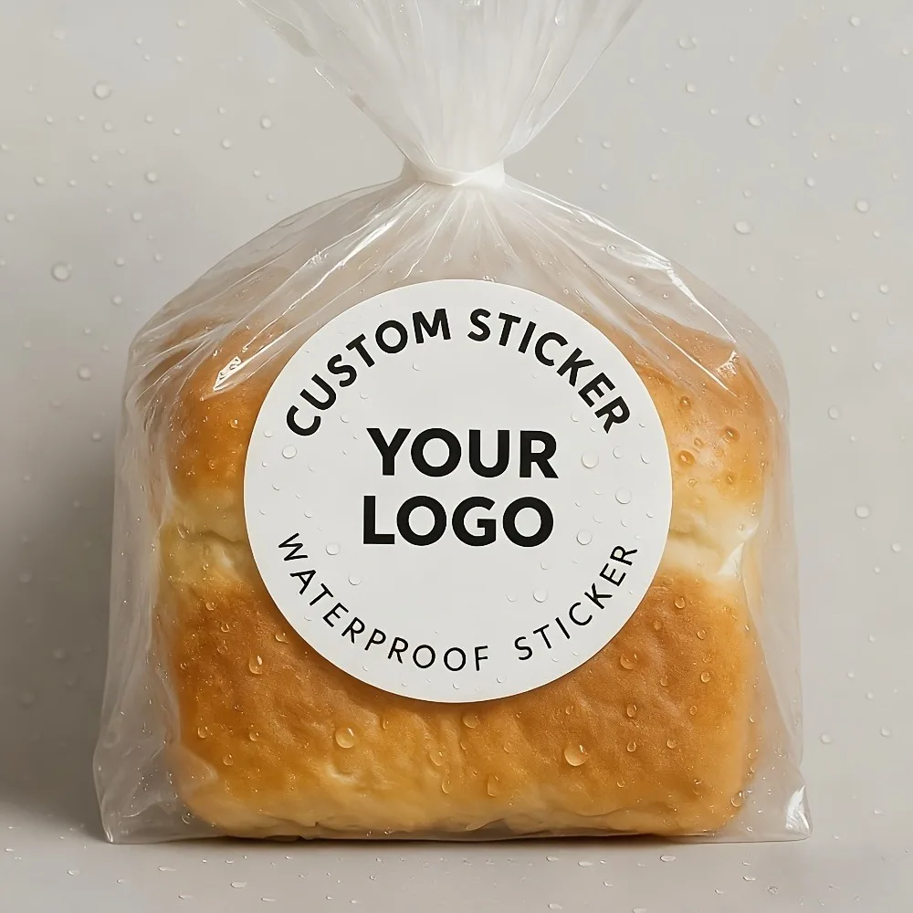 Personalized Round Stickers - Tailored Designs for Graduation Parties, Business Anniversaries & Gift Wrapping Text