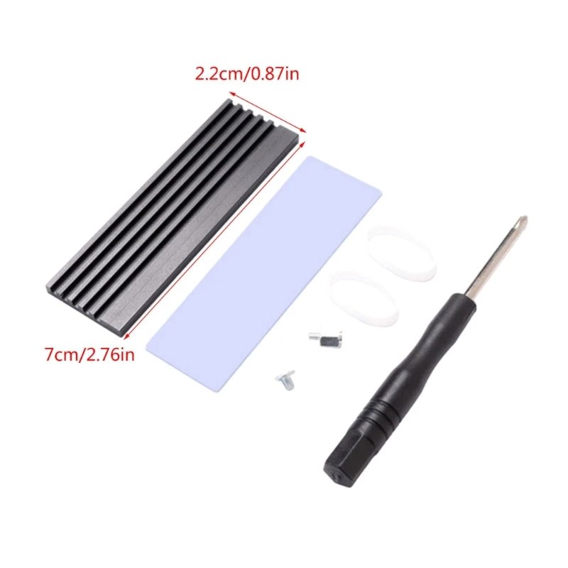 Advanced Metal M.2 2280 SSD ฮีทซิงค์คูลเลอร์ป้องกันความร้อนสูงเกินไป Spreader Dropshipping