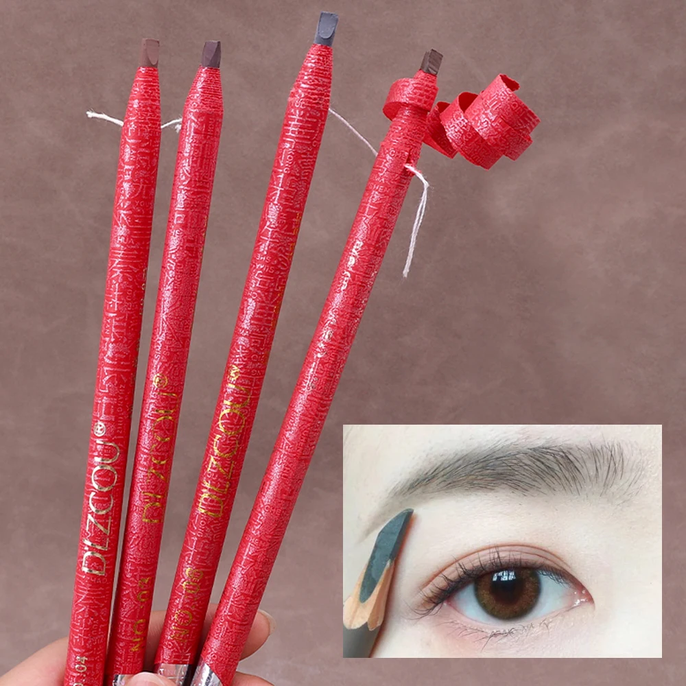 Eyebrow Pencil Waterproof Non-smudge Eyebrow Tattoo Tint Enhancers Long Lasting Cosmetic Korean Makeup Brow Lift Eye Brow Pencil