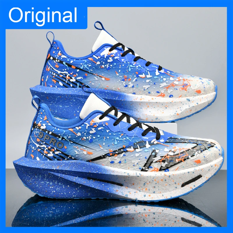 

Унисекс кроссовки для бега по шоссе и тренировок, новинка 2026 года, с мягкой амортизирующей подошвой, модные, дышащие, на шнуровке