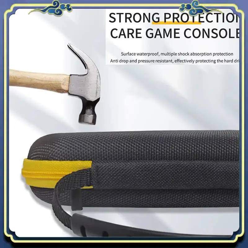 Портативная 1 шт., защита для портативной игровой консоли, черный чехол из ЭВА для ANBERNIC RG ARC-D RG ARC-S, жесткий чехол для переноски