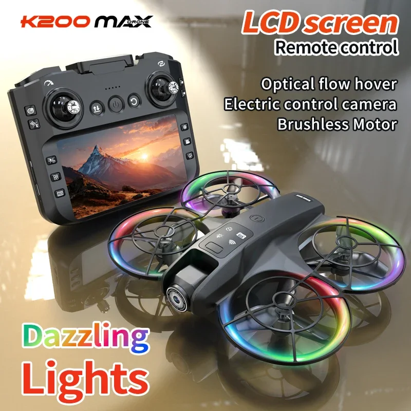 طائرة بدون طيار OPPO K200 صغيرة مع كاميرا HD 8K 1080P FPV RC طائرات بدون طيار احترافية لتجنب العوائق بخمسة جوانب لعبة هليكوبتر بدون طيار #3