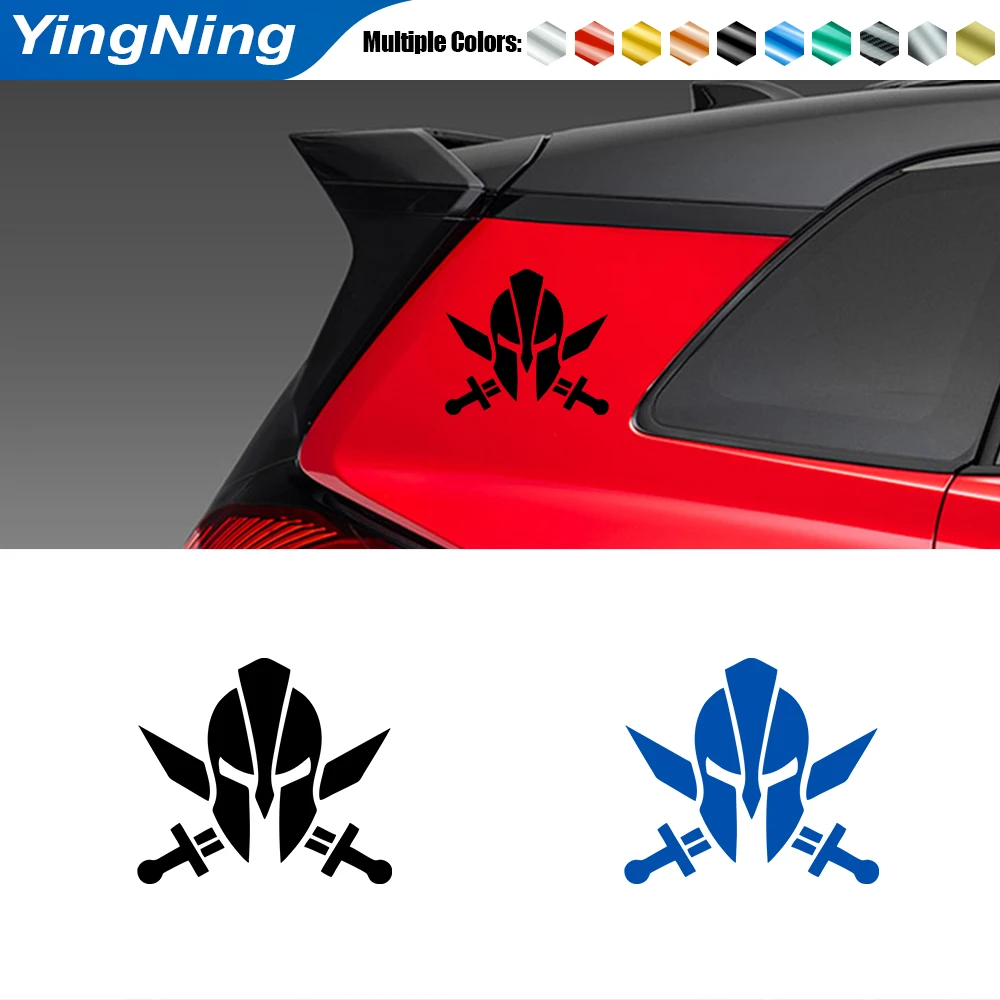 

The Spartans Car Reflective Funny Auto Stickers Car Creative Fashion Decals Stickers For Auto Bumper Warning Sign Accessories