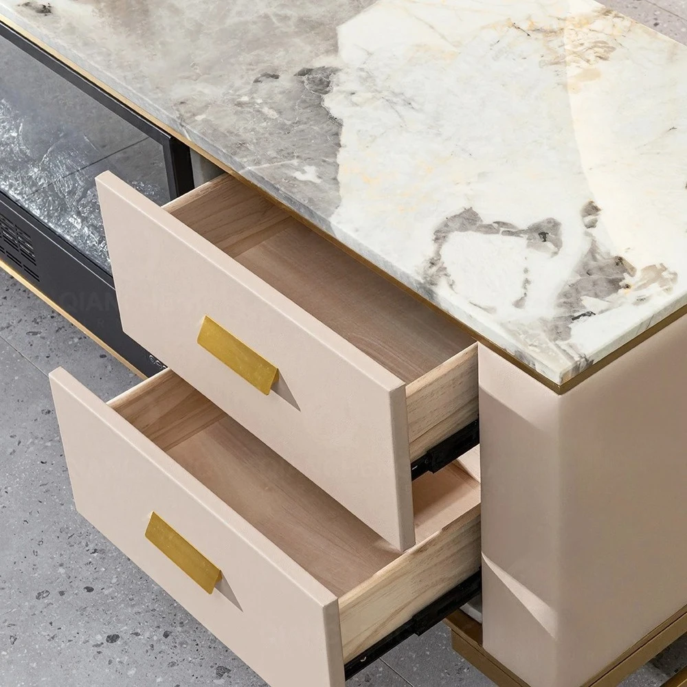 

Французский минималистичный телевизионный шкаф-камин, популярный в интернете, для гостиной, с американской электронной имитацией огня, декоративный.