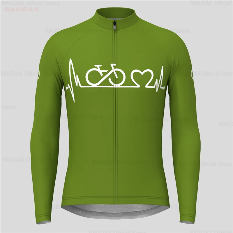 2023 Long Sleeves Cycling Jerseys Man’s Breathable Bike Jerseys Quick Dry Mountain Road Bike Riding Cycling Shirts 16 Colors