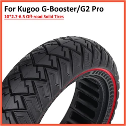 Off Road Solid Tire for Kugoo G2 Pro Electric Scooter G-Booster Front Rear Wheel 10*2.70-6.5(10*2.75) Anti-Slip Tyre