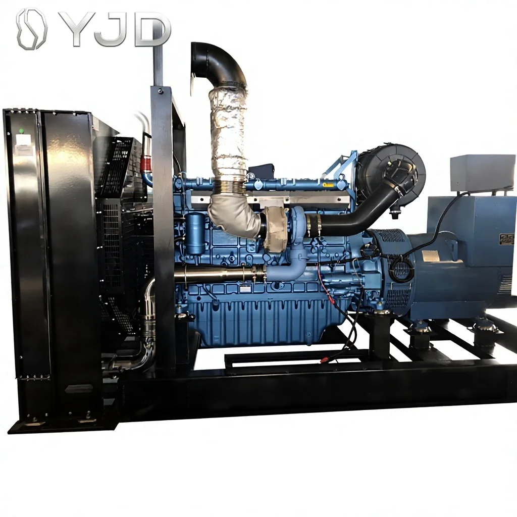 Wei-chai 6M33D670E200 670KW 835KVA Open Frame Type Diesel Generator Brushless Alternator Remote Start Control 50/60HZ With ATS