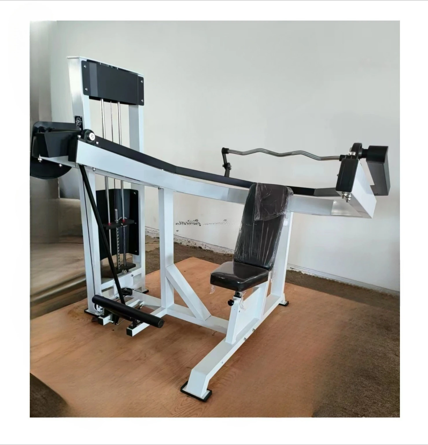 Equipo comercial de Fitness para interiores, culturismo, levantamiento de pesas, pines cargados de acero, máquina de extensión de tríceps elevada seleccionada