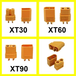 XT30 XT60 XT90 Connector Plug Male+female Bullet Welding Terminal Suit for RC Lithium Polymer Battery Model Aircraft Accessories