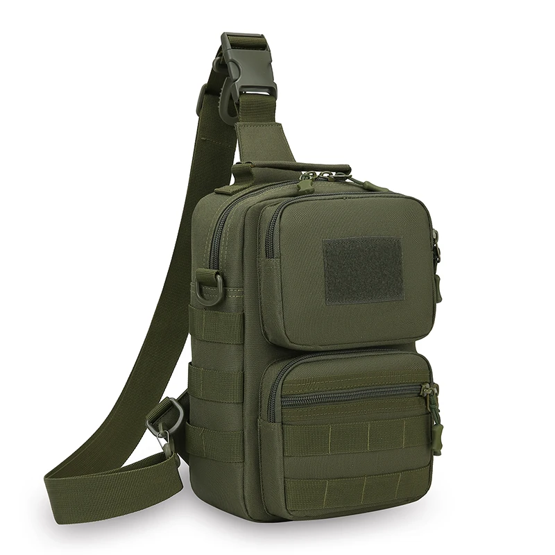 Taktische Brusttasche für Männer, multifunktionale Angeltasche, strapazierfähige Umhängetasche für Reisen, Camping, Wandern, Outdoor-Aktivitäten – Detail 16