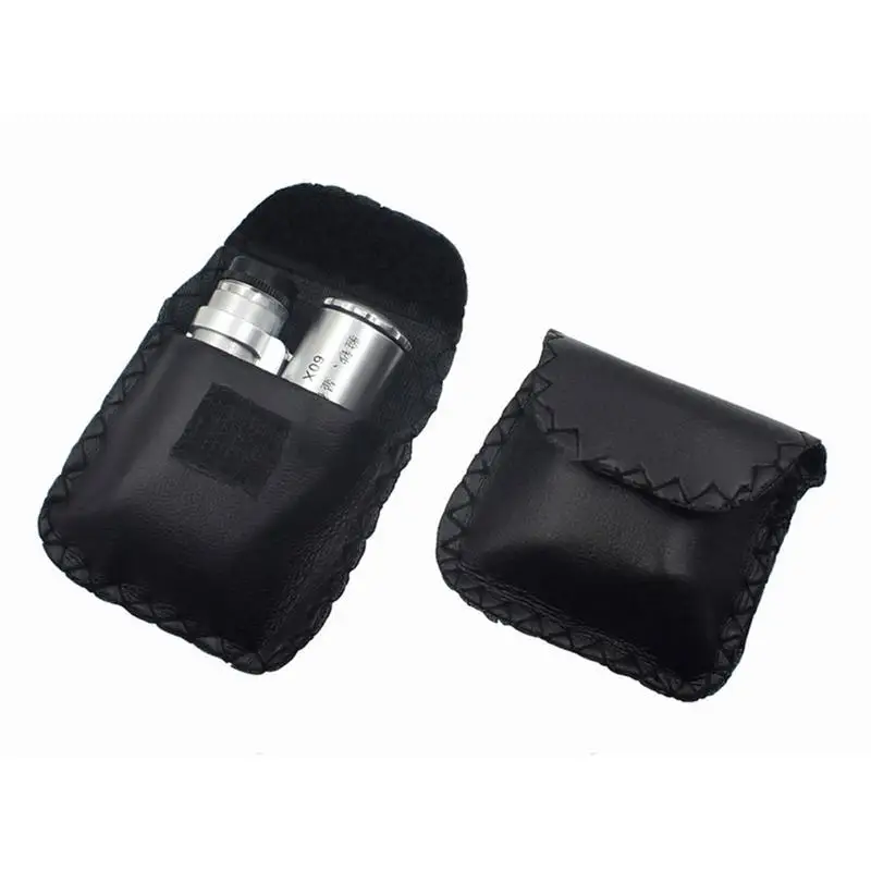 Imagem -03 - Microscópio Iluminado Portátil Lupa de Joalheiro Portátil com Luz Led Mini Lupa de Bolso para Casa e Escritório 60x
