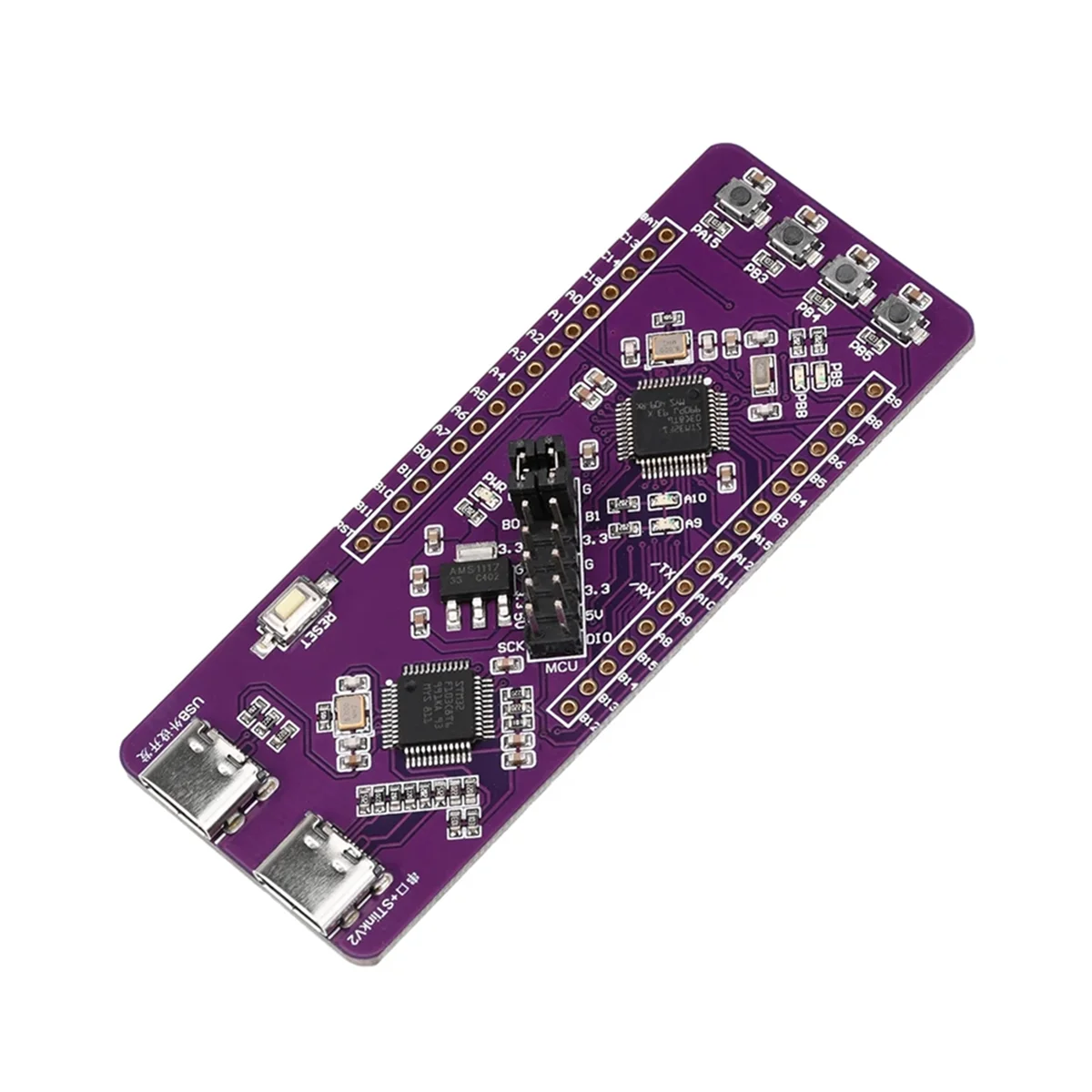 ABXHA STM32F103C8T6 لوحة التطوير لوحة النظام التكامل ST-LINK V2 محاكاة الموقد TTL المنفذ التسلسلي تنزيل